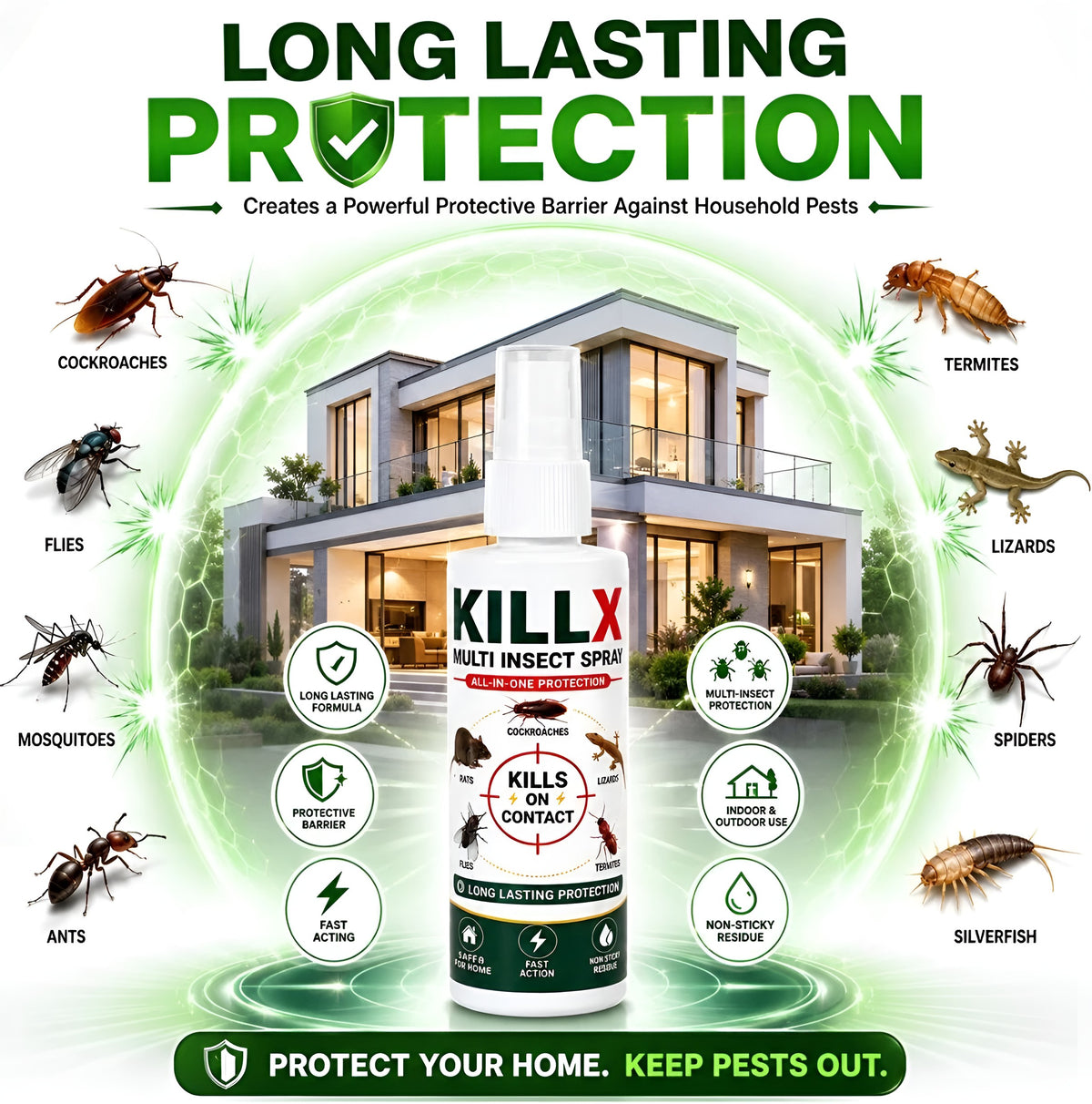 Multi Insect Spray (Buy 1 Get 2 Free)